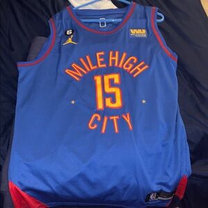 Blue Mile High City Basketball Jersey 15 Jokić jersey